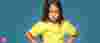 Girl in yellow t-shirt with her hands on her hips